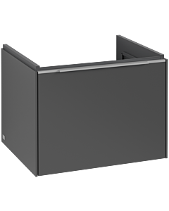 Villeroy und Boch Subway 3. 1930 vanity unit C57700VR 57.2x42.9x47.8cm, without LED / handle aluminum glossy, graphite