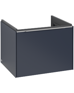 Villeroy und Boch Subway 3. 1930 vanity unit C577L0VQ 57.2x42.9x47.8cm, with LED / handle aluminum glossy, marine blue
