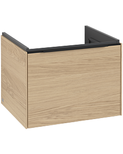 Villeroy und Boch Subway 3. 1930 C577L1VJ 57,2x42,9x47,8cm, avec LED / poignée Volcano noir, chêne nordique
