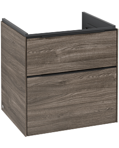 Villeroy und Boch Subway 3. 1930 C57801RK 57,2x57,6x47,8cm, sans LED / poignée Volcano black, stone oak