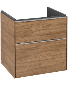 Villeroy und Boch Subway 3. 1930 C578L0RH 57,2x57,6x47,8cm, avec LED / poignée aluminium brillant, chêne kansas