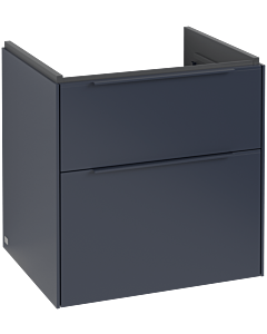 Villeroy und Boch Subway 3.0 Waschtisch-Unterschrank C578L2VQ 57,2x57,6x47,8cm, mit LED/Griff monochrom, marine blue