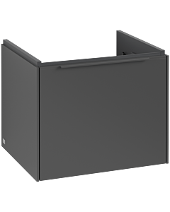 Villeroy und Boch Subway 3.0 Waschtisch-Unterschrank C57902VR 52,3x42,9x44,75cm, ohne LED/Griff monochrom, graphite