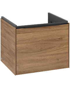 Villeroy und Boch Subway 3. 1930 C579L1RH 52,3x42,9x44,75cm, avec LED / poignée Volcano noir, chêne kansas