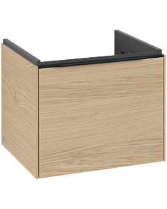 Villeroy und Boch Subway 3. 1930 vanity unit C579L1VJ 52.3x42.9x44.75cm, with LED / handle Volcano black, nordic oak