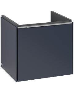 Villeroy und Boch Subway 3. 1930 vanity unit C580L0VQ 47.3x42.9x40.75cm, with LED / handle aluminum glossy, marine blue