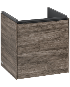 Villeroy und Boch Subway 3. 1930 C58101RK 42,3x42,9x37,75cm, charnière gauche / poignée Volcano black, stone oak
