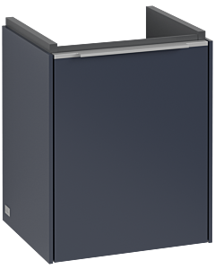 Villeroy und Boch Subway 3. 1930 vanity unit C58400VQ 35.1x42.9x30.9cm, hinge right / handle aluminum glossy, marine blue