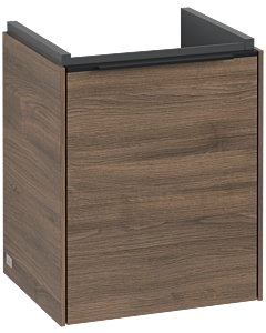 Villeroy und Boch Subway 3.0 Waschtisch-Unterschrank C58401VH 35,1x42,9x30,9cm, Schanier rechts/Griff Volcano black, arizona oak