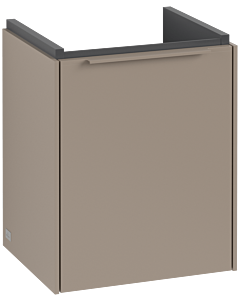 Villeroy und Boch Subway 3. 1930 vanity unit C58402VM 35.1x42.9x30.9cm, hinge right / handle monochrome, taupe