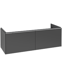 Villeroy und Boch Subway 3. 1930 vanity unit C60100VR 127.2x42.9x47.8cm, without LED / handle aluminum glossy, graphite