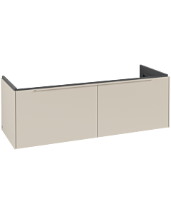 Villeroy und Boch Subway 3.0 Waschtisch-Unterschrank C60102VN 127,2x42,9x47,8cm, ohne LED/Griff monochrom, cashmere grey