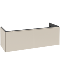 Villeroy und Boch Subway 3.0 Waschtisch-Unterschrank C601L2VN 127,2x42,9x47,8cm, mit LED/Griff monochrom, cashmere grey