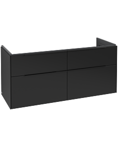 Villeroy und Boch Subway 3.0 Waschtisch-Unterschrank C60201VL 127,2x57,6x47,8cm, ohne LED/Griff Volcano black, volcano black