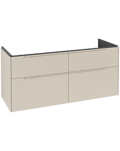 Villeroy und Boch Subway 3. 1930 vanity unit C602L2VN 127.2x57.6x47.8cm, with LED / handle monochrome, cashmere gray
