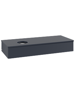 Villeroy &amp; Boch Antao vanity unit K11110HG 120x19x50cm, washbasin top color lacquer, midnight blue matt lacquer