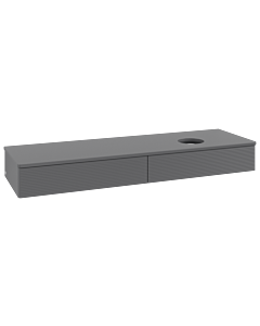 Villeroy & Boch Antao Waschtischunterschrank 1600x190x500mm K16110GK mit Struktur FK/AP: GK/0