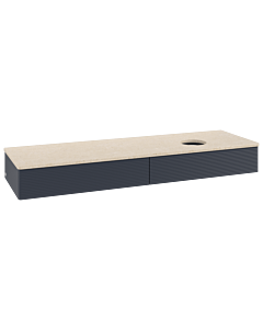 Villeroy & Boch Antao Waschtischunterschrank 1600x190x500mm K16113HG mit Struktur FK/AP: HG/3