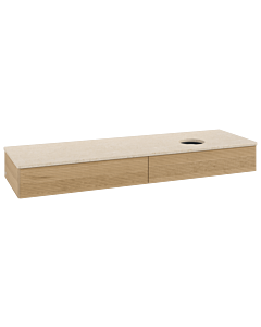 Villeroy & Boch Antao vanity unit 1600x190x500mm K16113HN with structure FK/AP: HN/3