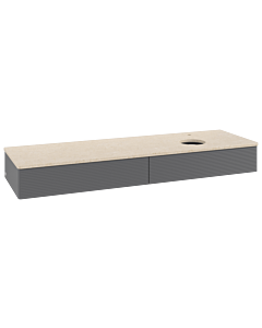 Villeroy & Boch Antao meuble sous vasque 1600x190x500mm K16153GK avec structure FK/AP: GK/3