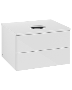 Villeroy &amp; Boch Antao vanity unit K18010GF 60x36x50cm, washbasin top color: glossy white lacquer