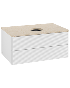 Villeroy & Boch Antao Waschtischunterschrank 800x360x500mm K19113GF mit Struktur FK/AP: GF/3