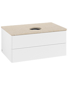 Villeroy & Boch Antao Waschtischunterschrank 800x360x500mm K19113MT mit Struktur FK/AP: MT/3