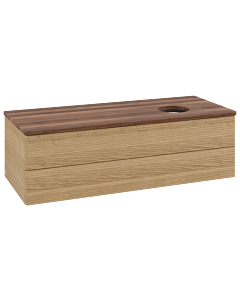 Villeroy & Boch Antao Waschtischunterschrank 1200x360x500mm K23112HN mit Struktur FK/AP: HN/2