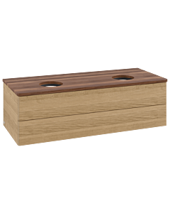 Villeroy & Boch Antao Waschtischunterschrank 1200x360x500mm K24112HN mit Struktur FK/AP: HN/2