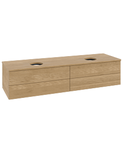 Villeroy & Boch Antao Waschtischunterschrank 1600x360x500mm K28111HN mit Struktur FK/AP: HN/1