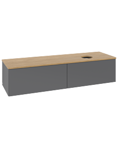 Villeroy & Boch Antao vanity unit 1600x360x500mm K38011GK FK/AP: GK/ 2000