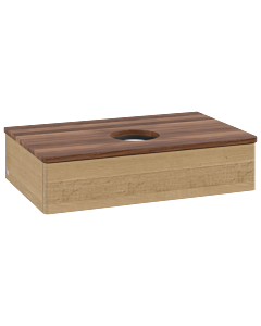 Villeroy & Boch Antao Waschtischunterschrank 800x190x500mm L08012HN mit Beleuchtung FK/AP: HN/2