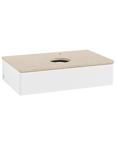 Villeroy & Boch Antao Waschtischunterschrank 800x190x500mm L08153MT mit Beleuchtung mit Struktur FK/AP: MT/3