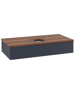 Villeroy & Boch Antao Waschtischunterschrank 1000x190x500mm L09112HG mit Beleuchtung mit Struktur FK/AP: HG/2