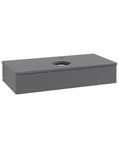 Villeroy & Boch Antao Waschtischunterschrank 1000x190x500mm L09150GK mit Beleuchtung mit Struktur FK/AP: GK/0