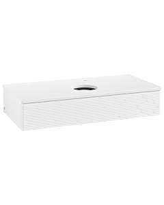 Villeroy & Boch Antao Waschtischunterschrank 1000x190x500mm L09150MT mit Beleuchtung mit Struktur FK/AP: MT/0