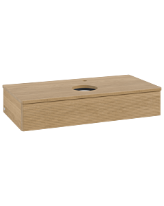 Villeroy & Boch Antao Waschtischunterschrank 1000x190x500mm L09151HN mit Beleuchtung mit Struktur FK/AP: HN/1