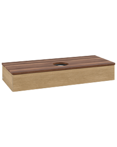 Villeroy & Boch Antao Waschtischunterschrank 1200x190x500mm L10112HN mit Beleuchtung mit Struktur FK/AP: HN/2