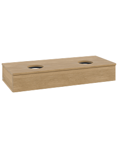 Villeroy & Boch Antao Waschtischunterschrank 1200x190x500mm L13111HN mit Beleuchtung mit Struktur FK/AP: HN/1