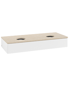 Villeroy & Boch Antao Waschtischunterschrank 1200x190x500mm L13113MT mit Beleuchtung mit Struktur FK/AP: MT/3