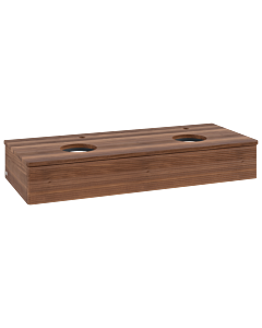 Villeroy & Boch Antao Waschtischunterschrank 1200x190x500mm L13152HM mit Beleuchtung mit Struktur FK/AP: HM/2