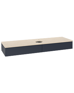 Villeroy & Boch Antao vanity unit 1600x190x500mm L14053HG with lighting FK/AP: HG/3