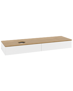 Villeroy & Boch Antao Waschtischunterschrank 1600x190x500mm L15111MT mit Beleuchtung mit Struktur FK/AP: MT/1