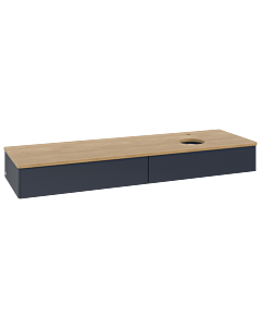Villeroy & Boch Antao vanity unit 1600x190x500mm L16051HG with lighting FK/AP: HG/ 2000
