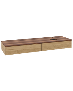 Villeroy & Boch Antao meuble sous vasque 1600x190x500mm L16052HN avec éclairage FK/AP: HN/2