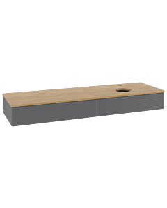 Villeroy & Boch Antao vanity unit 1600x190x500mm L16151GK with lighting with structure FK/AP: GK/ 2000