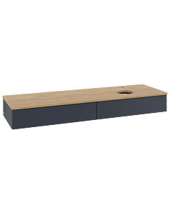 Villeroy & Boch Antao meuble sous vasque 1600x190x500mm L16151HG avec éclairage avec structure FK/AP: HG/ 2000
