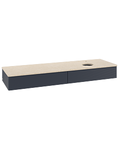 Villeroy & Boch Antao vanity unit 1600x190x500mm L16153HG with lighting with structure FK/AP: HG/3