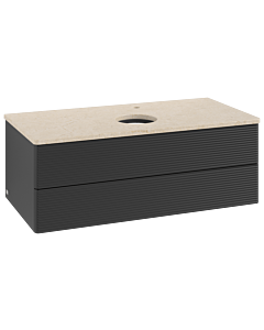 Villeroy & Boch Antao Waschtischunterschrank 1000x360x500mm L20153PD mit Beleuchtung mit Struktur FK/AP: PD/3