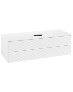 Villeroy & Boch Antao Waschtischunterschrank 1200x360x500mm L21150MT mit Beleuchtung mit Struktur FK/AP: MT/0